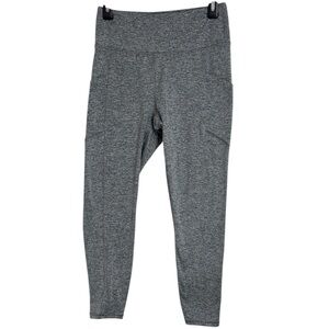 Zobha Heather Gray Side Pockets Skinny High Waist Leggings size M